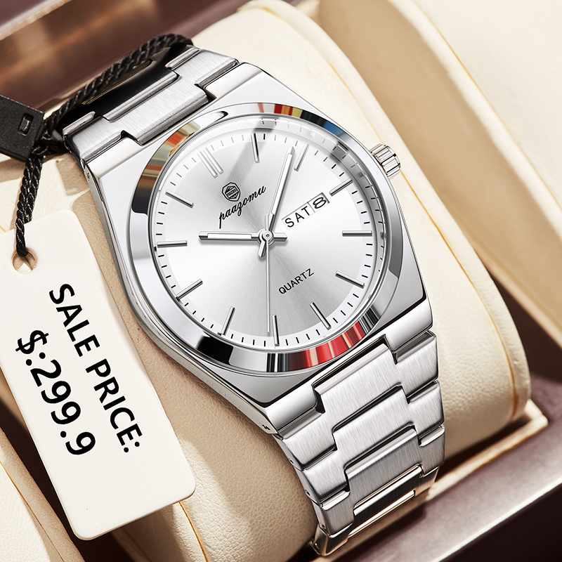 Jewelry Style Watches - PAAZOMU Fashion Luxury Man Wristwatch Luminous