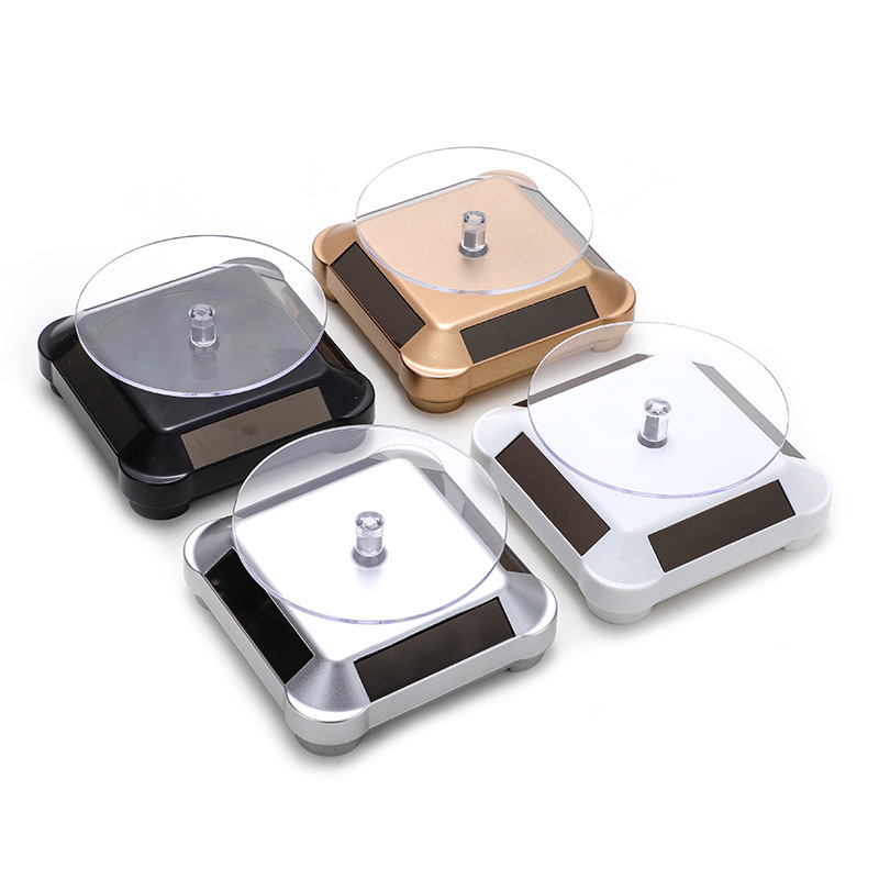 Jewelry Stand Watches - Solar Showcase 360 Automatic Rotating Turntable