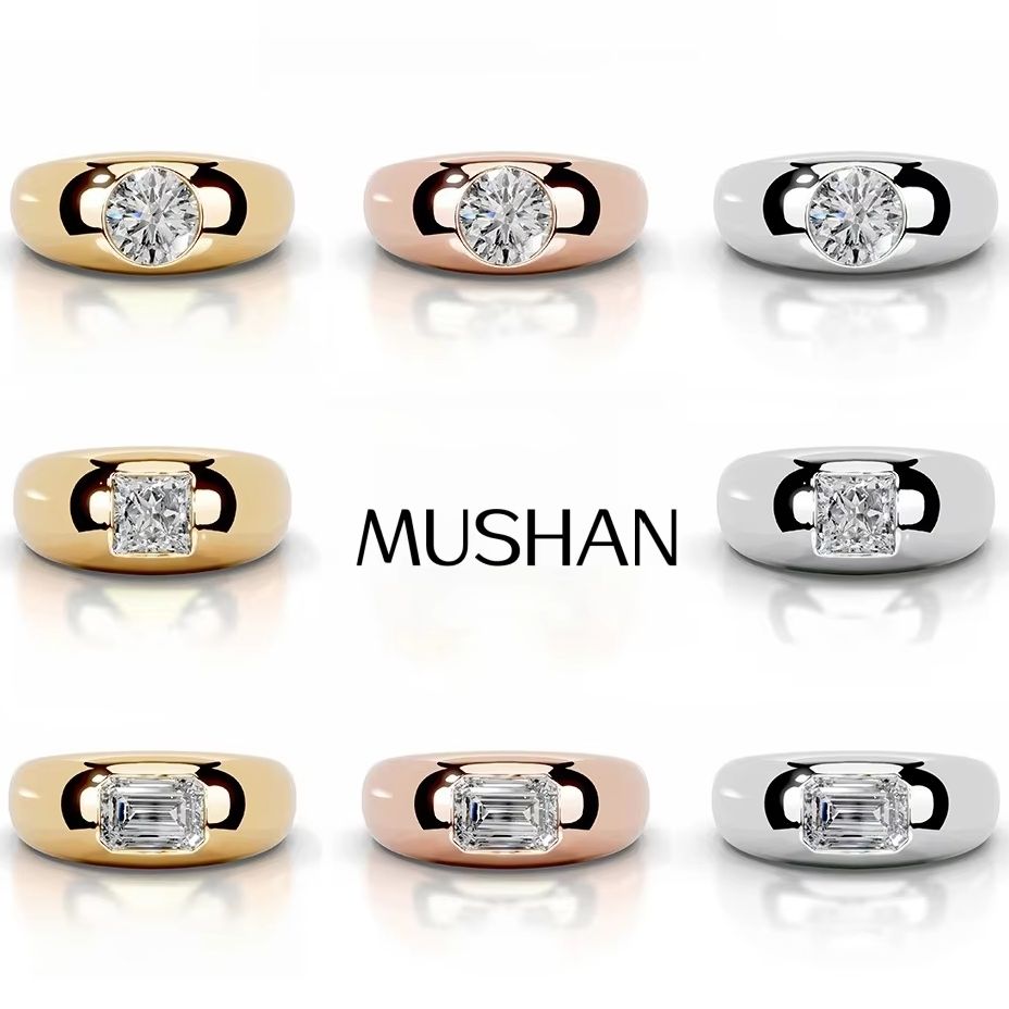 Moissanite Ring - MUSHAN Bespoke Luxury Jewelry 925 Sterling