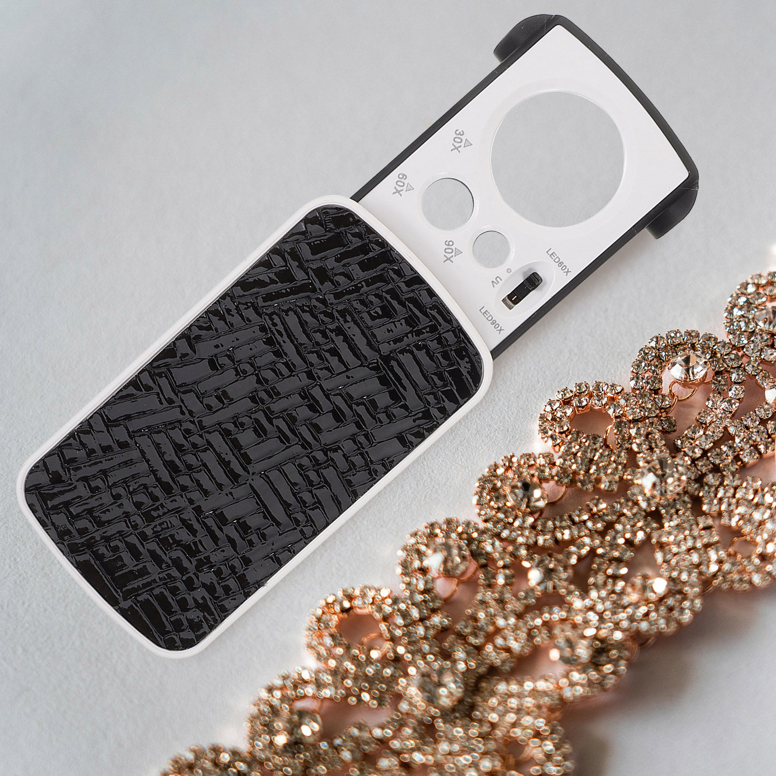 2Pcs LED Magnifying Glass Illu - Collectors Coins Jewelry & Watches Of Smithtown Photos บทวิจารณ์และราคา