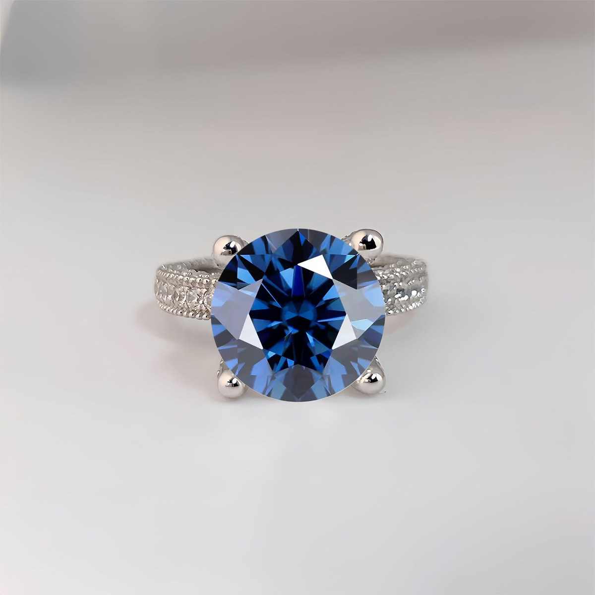 5 Carat Real Moissanite Diamon - Moissanite Ring บทวิจารณ์และราคา