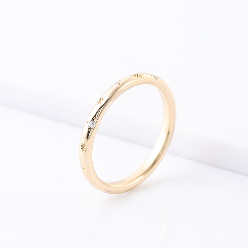 Provence 10K/14K/18K Moissanit - Moissanite Ring บทวิจารณ์และราคา