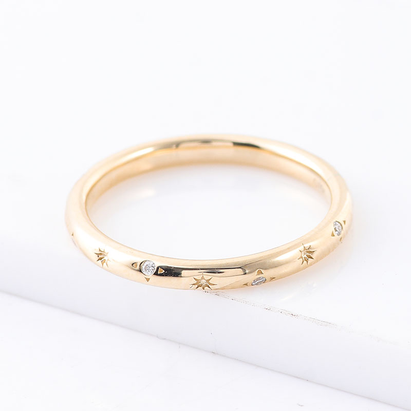 Provence 10K/14K/18K Moissanit - Moissanite Ring บทวิจารณ์และราคา