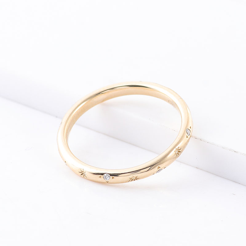 Provence 10K/14K/18K Moissanit - Moissanite Ring บทวิจารณ์และราคา