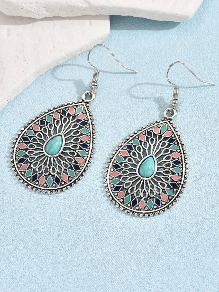 Vintage Palace Style Drop Earr - Drop Earrings บทวิจารณ์และราคา