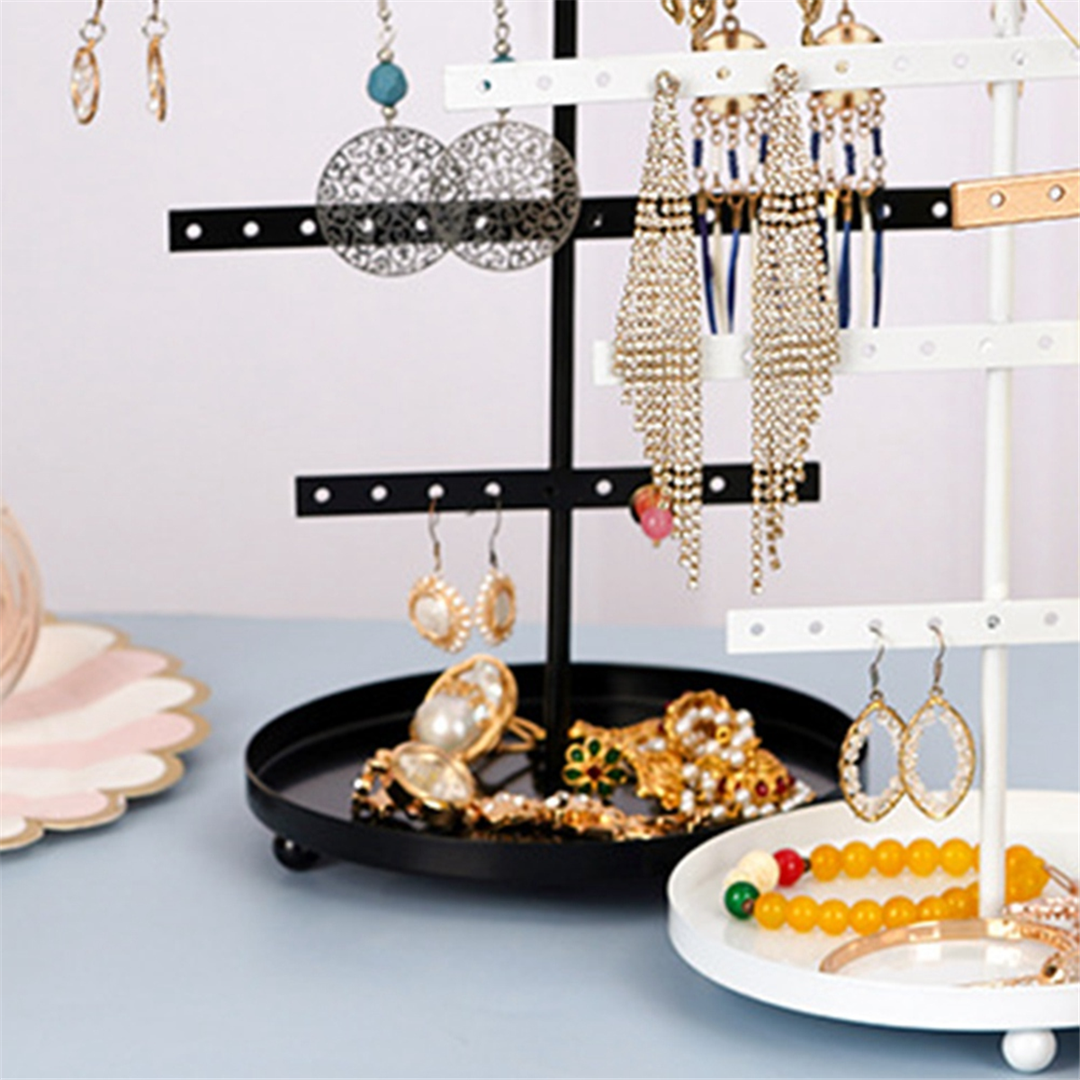 ABQR Black 3-Layer Simple Earr - Jewelry & Watches Sp Z Oo Ul Frezerów 3 บทวิจารณ์และราคา