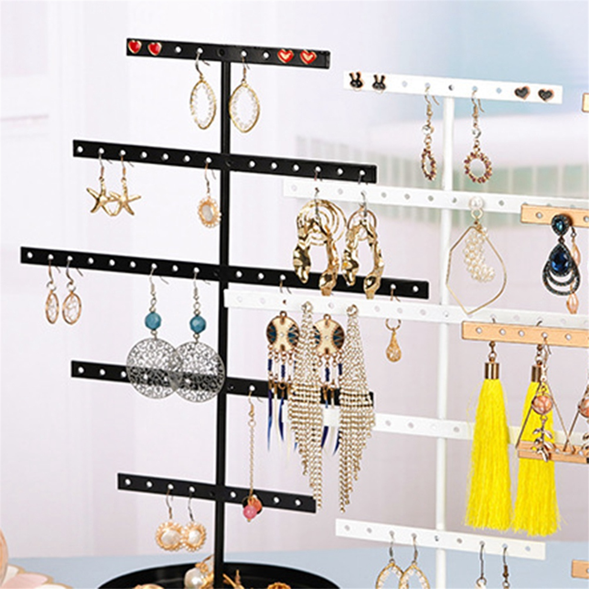 ABQR Black 3-Layer Simple Earr - Jewelry & Watches Sp Z Oo Ul Frezerów 3 บทวิจารณ์และราคา