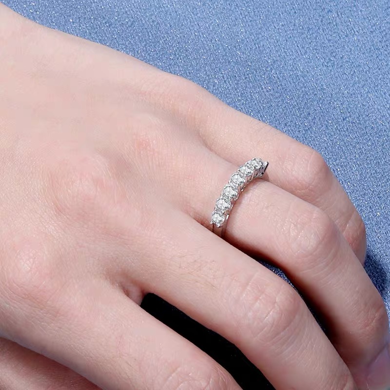 YHAMNI GRA 0.7CT All Moissanit - Moissanite Ring บทวิจารณ์และราคา