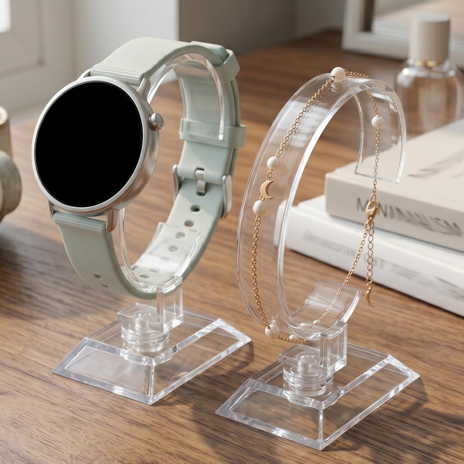 Transparent Watch Display Stan - Jewelry Stand Watches บทวิจารณ์และราคา