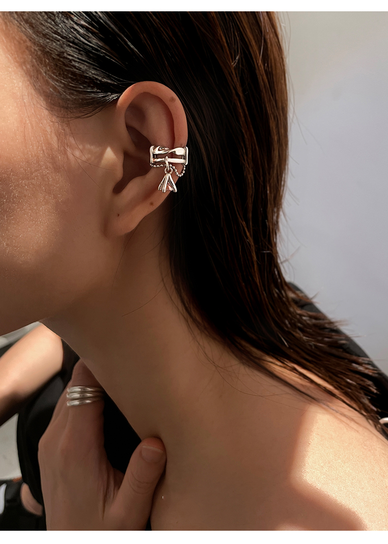 F.I.N.S 1PC Korean Earrings S9 - Ear Cuff No Piercing บทวิจารณ์และราคา