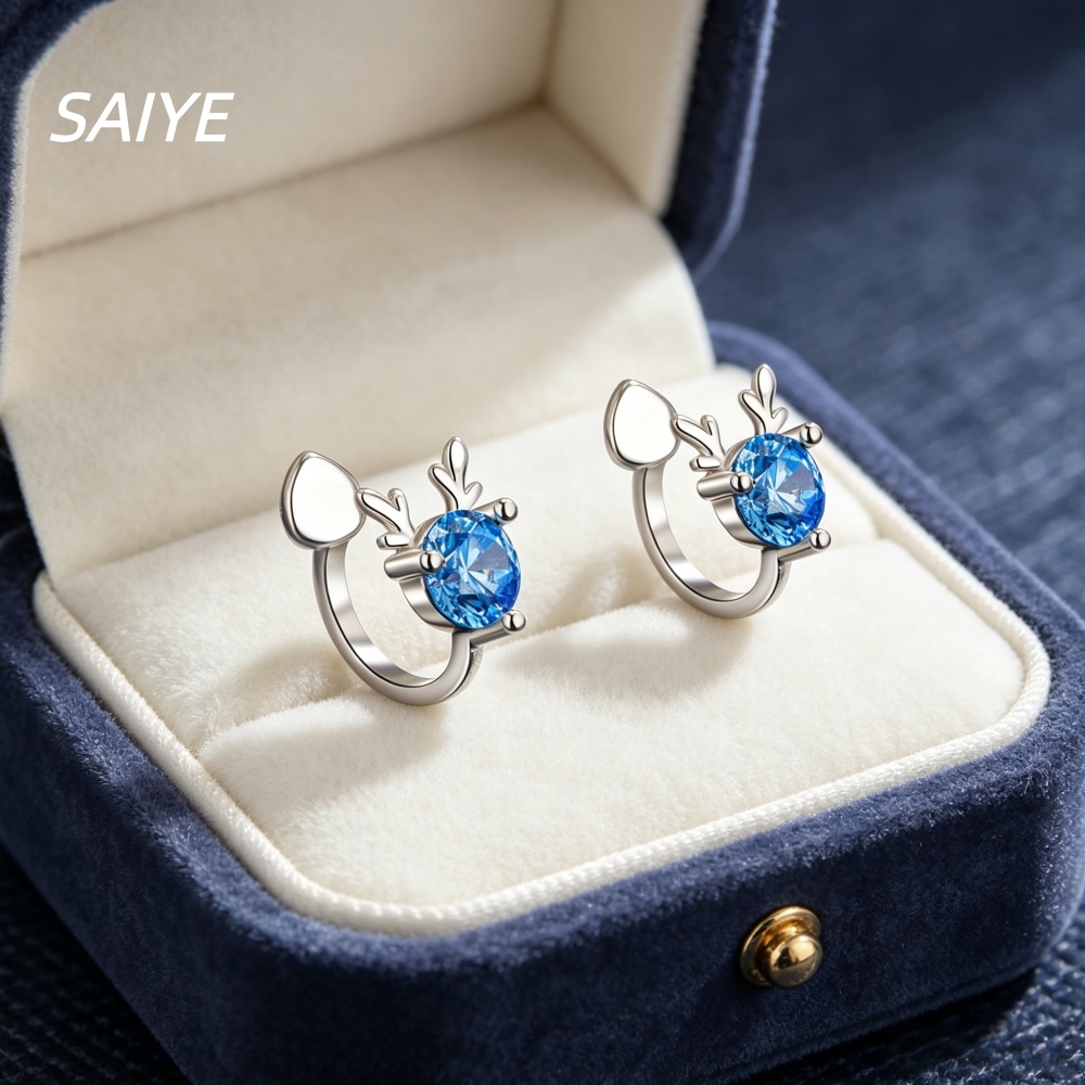 925 Sterling Silver Elk Ear Cl - Ear Cuff No Piercing บทวิจารณ์และราคา