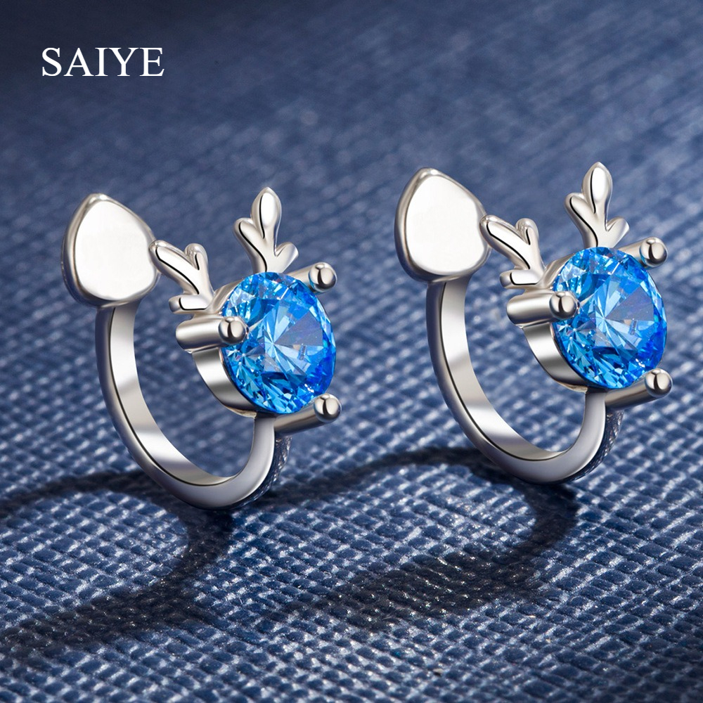 925 Sterling Silver Elk Ear Cl - Ear Cuff No Piercing บทวิจารณ์และราคา