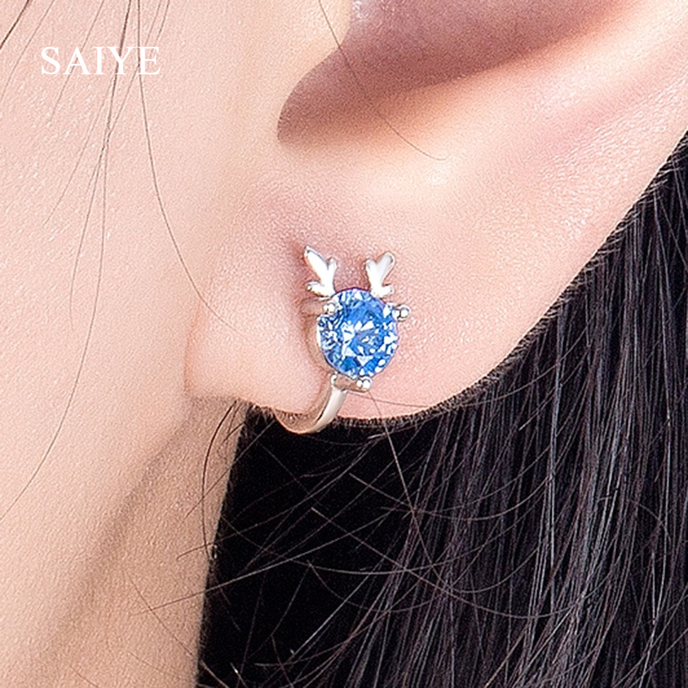 925 Sterling Silver Elk Ear Cl - Ear Cuff No Piercing บทวิจารณ์และราคา