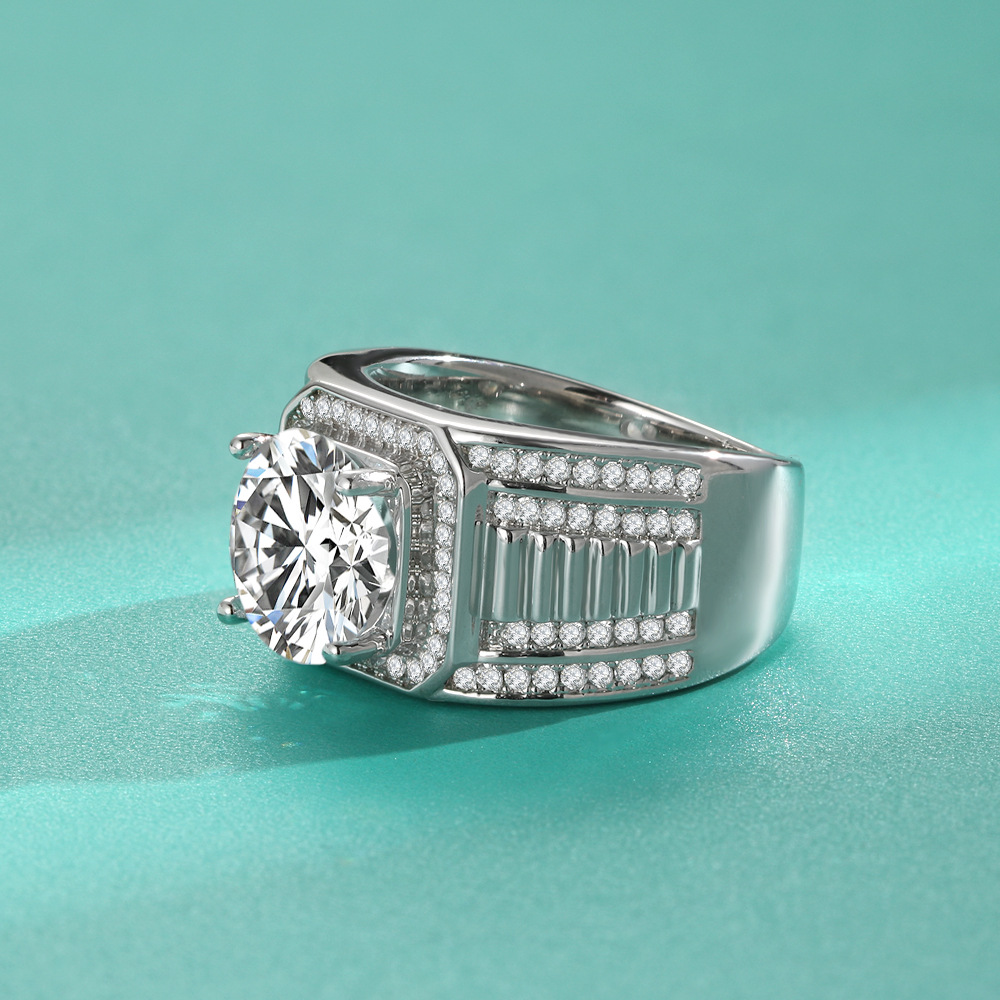 1 2 5 Carat D Color Moissanite - Moissanite Ring บทวิจารณ์และราคา