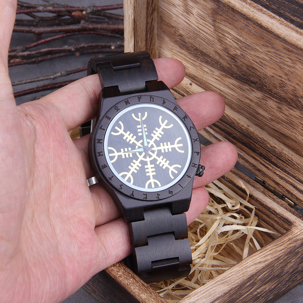 Handmade  Wooden Watches Man W - Jewelry Clasp Watches บทวิจารณ์และราคา