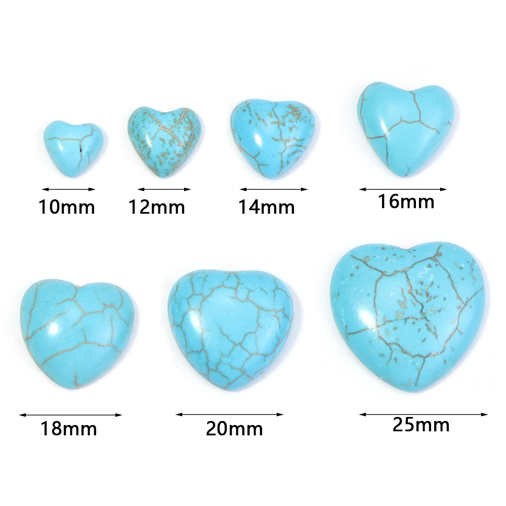 10pcs/lot Natural Turquoise Ca - Turquoise Stone Ring บทวิจารณ์และราคา