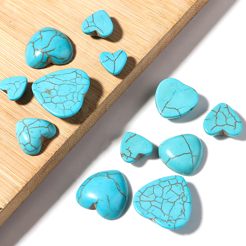 10pcs/lot Natural Turquoise Ca - Turquoise Stone Ring บทวิจารณ์และราคา