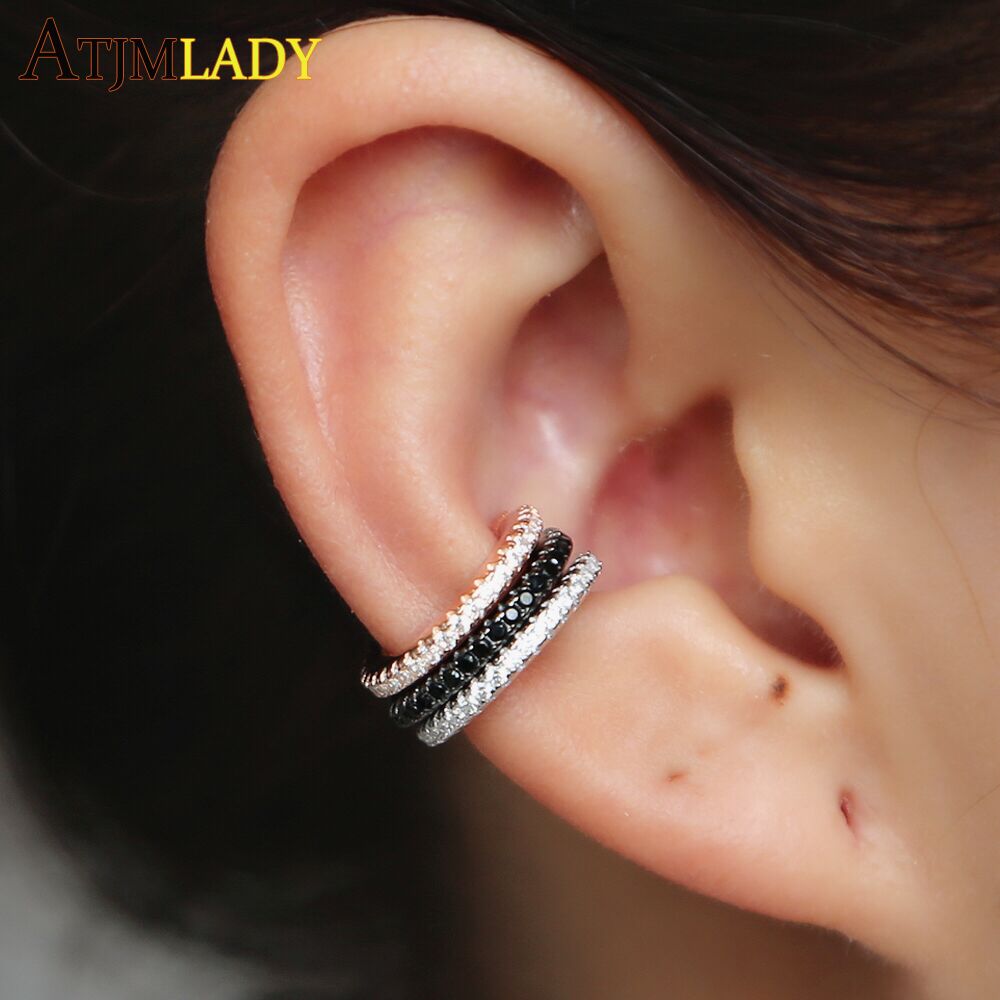 Ear Cuff Micro Pave Cz Circle  - Ear Cuff No Piercing บทวิจารณ์และราคา