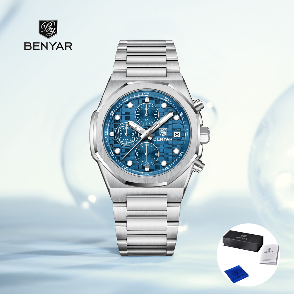 2025 New BENYAR Men's Watches  - Jewelry Style Watches บทวิจารณ์และราคา