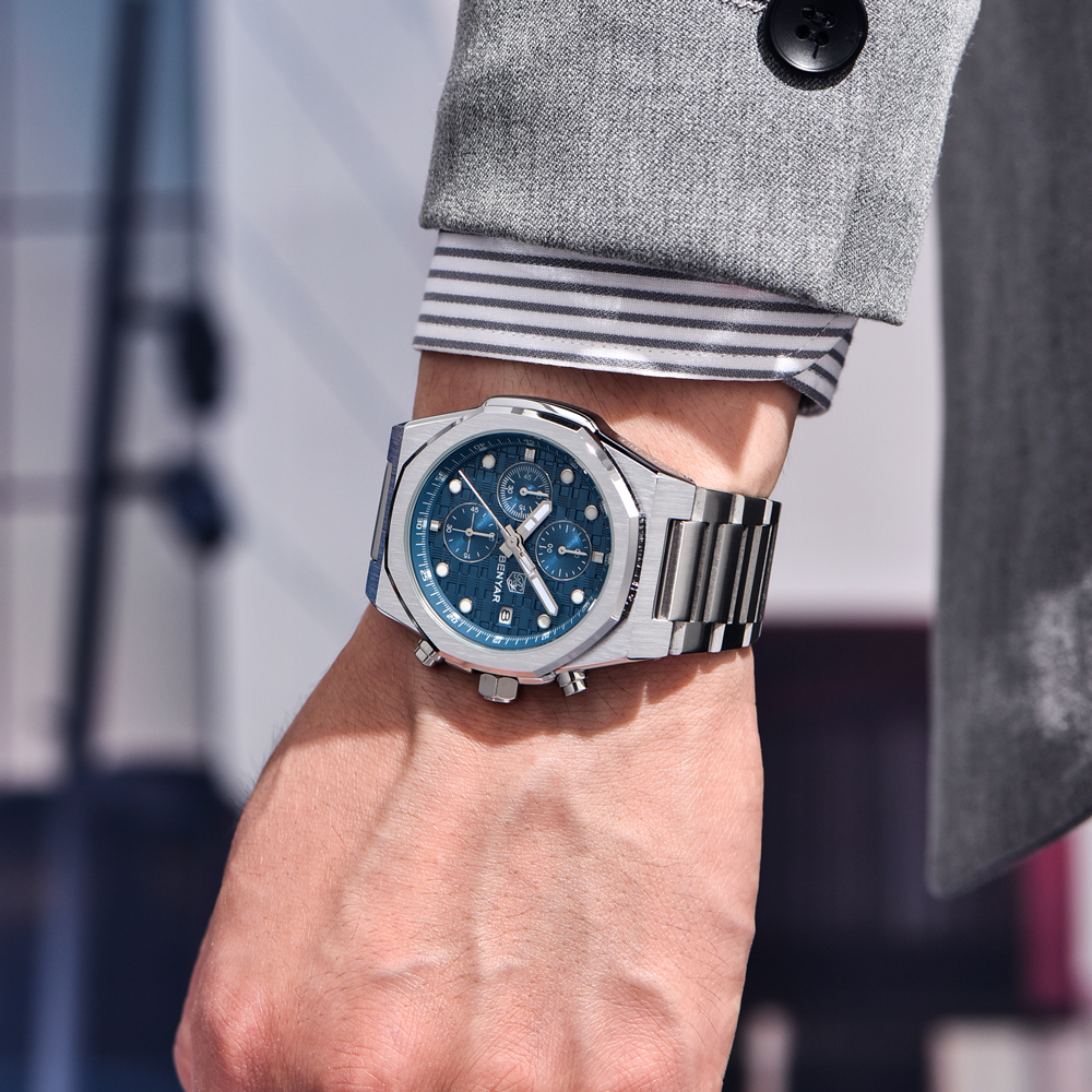 2025 New BENYAR Men's Watches  - Jewelry Style Watches บทวิจารณ์และราคา