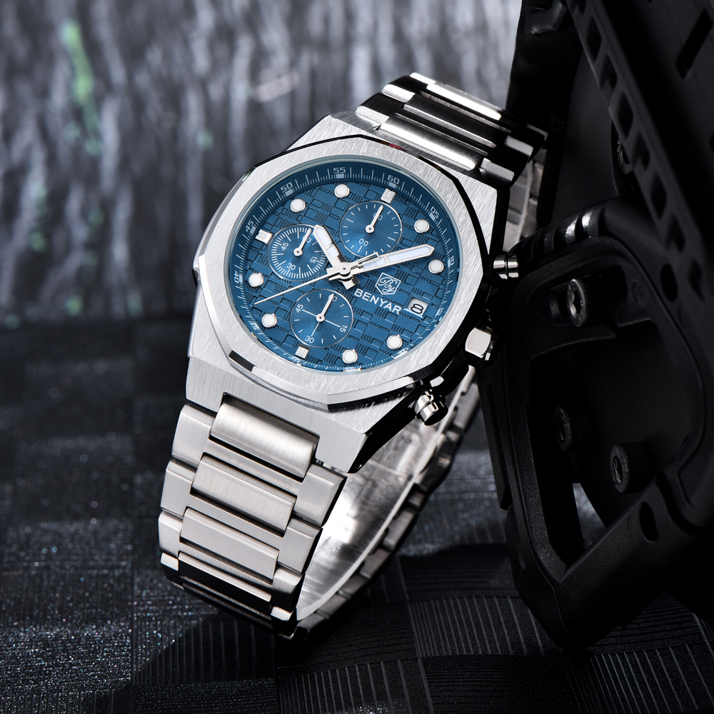 2025 New BENYAR Men's Watches  - Jewelry Style Watches บทวิจารณ์และราคา