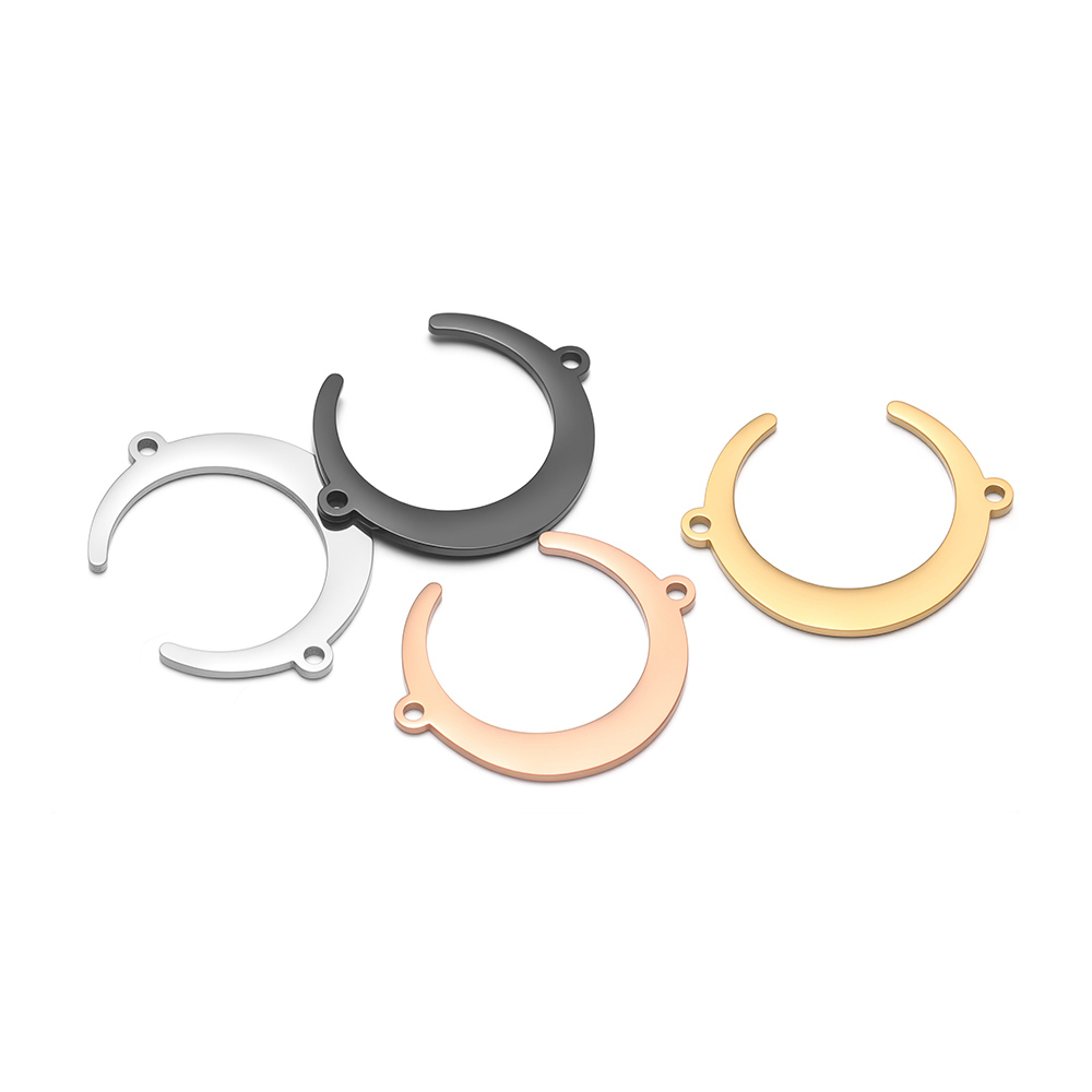5pcs Stainless Steel Moon Pend - Drop Earrings บทวิจารณ์และราคา