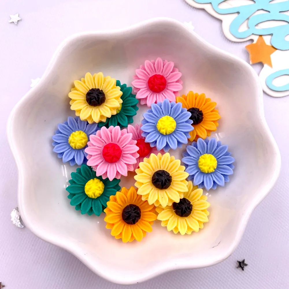 30Pcs Resin Colorful 15mm Sunf - Paradise Jewelry & Watches Llc Miami Photos บทวิจารณ์และราคา