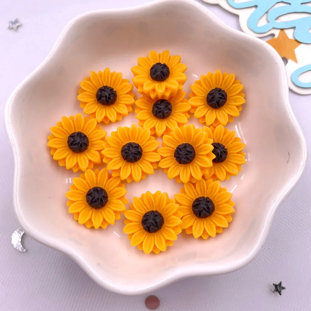 30Pcs Resin Colorful 15mm Sunf - Paradise Jewelry & Watches Llc Miami Photos บทวิจารณ์และราคา