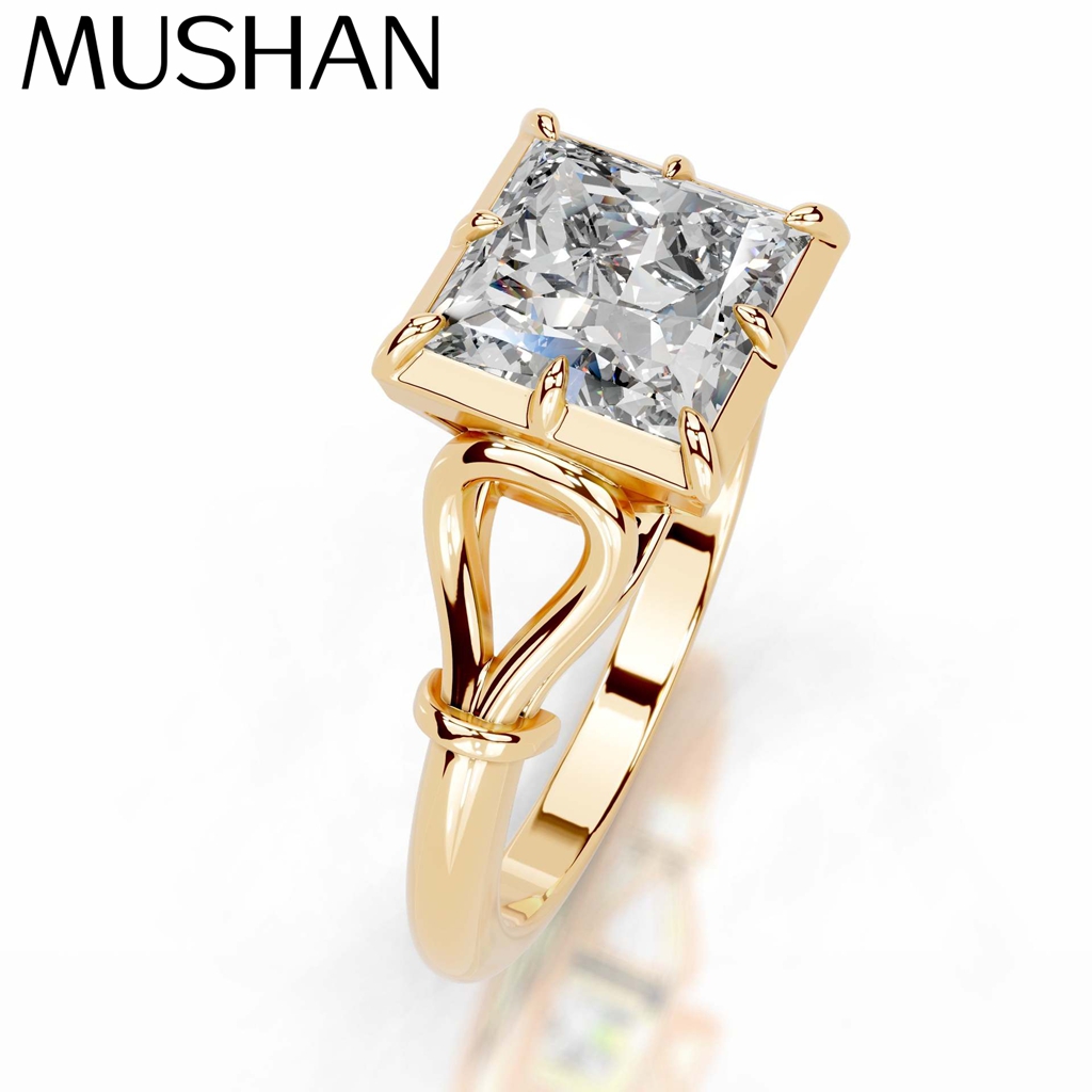 MUSHAN Custom Jewelry 925 Ster - Moissanite Ring บทวิจารณ์และราคา