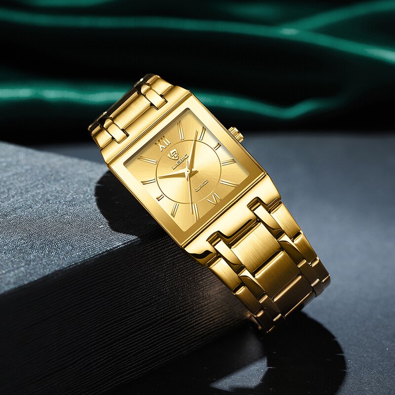 LiEBIG Luxury Golden Quartz Wr - Jewelry Style Watches บทวิจารณ์และราคา