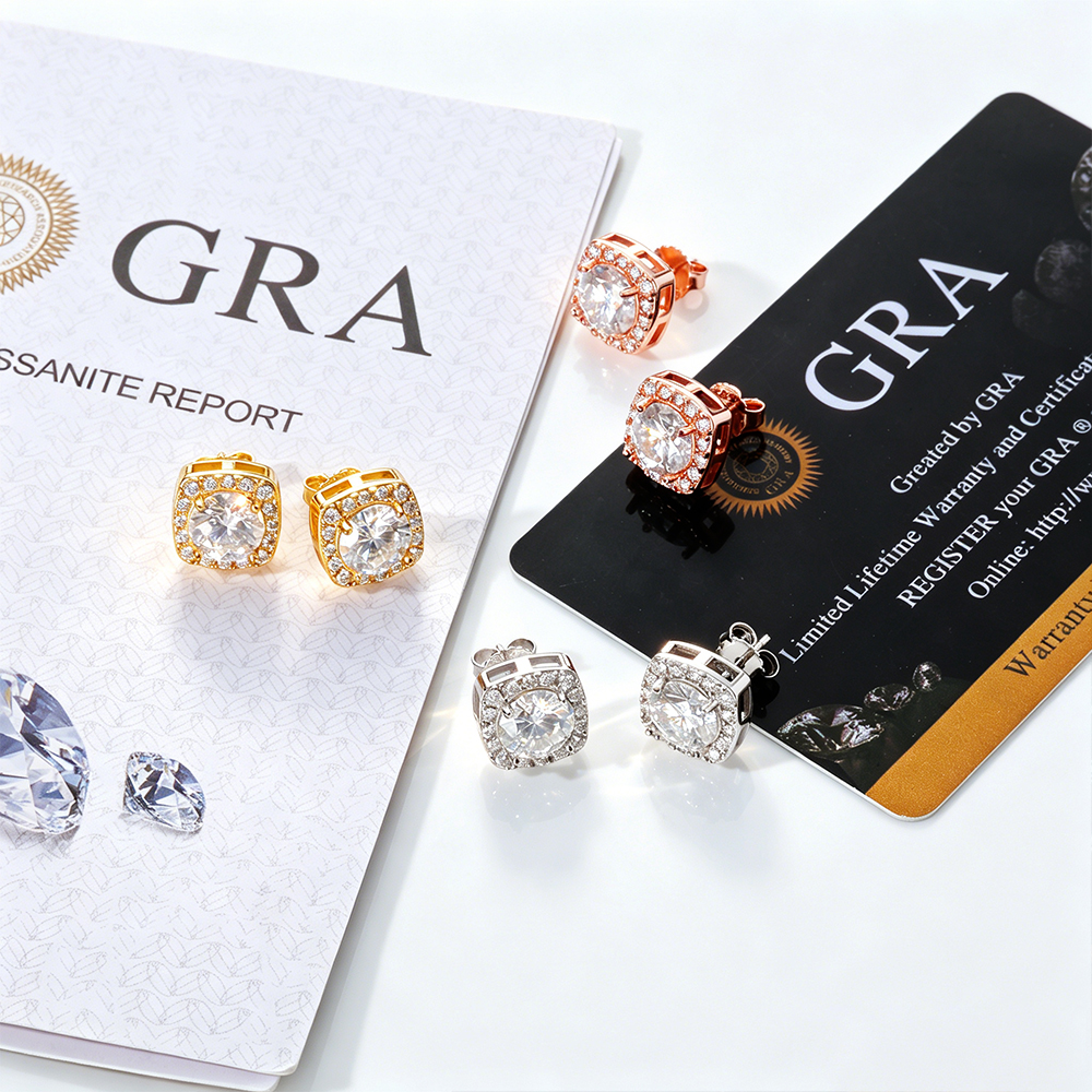 Women's Iced Out Square Halo V - Luxury Gifts Jewelry & Watches Namfleg Mostar บทวิจารณ์และราคา