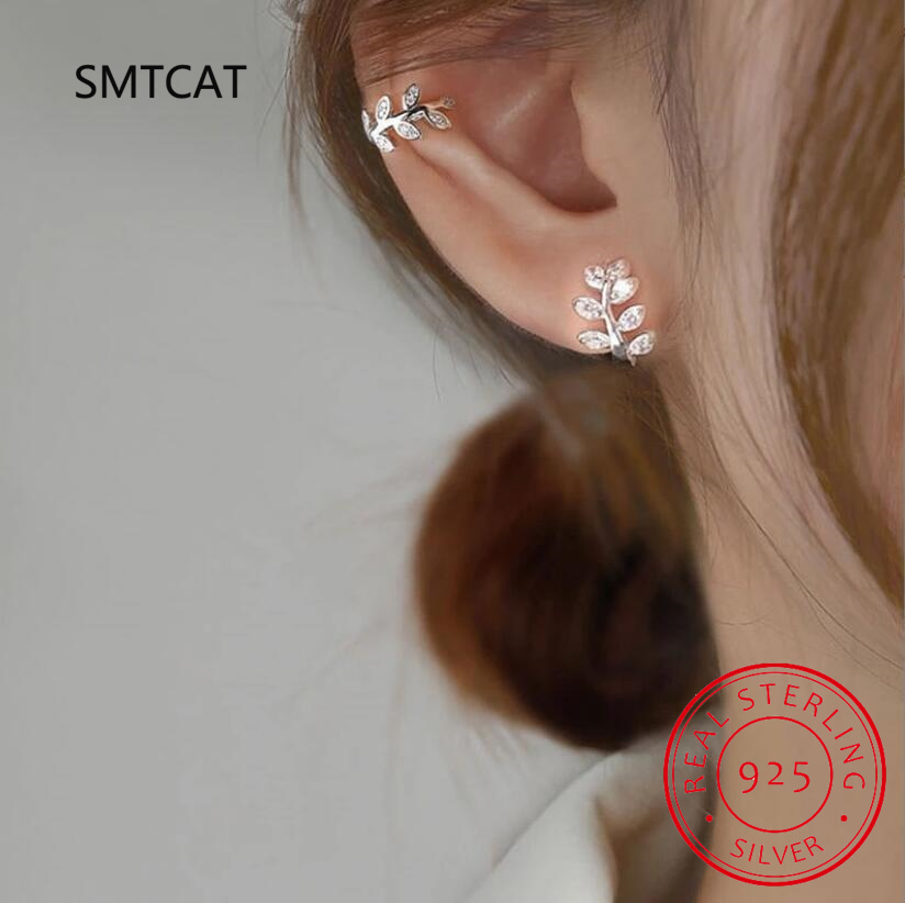 925 Sterling Silver Ear Cuff F - Ear Cuff No Piercing บทวิจารณ์และราคา