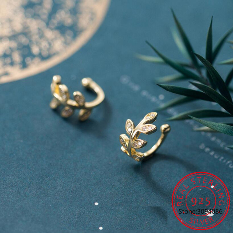 925 Sterling Silver Ear Cuff F - Ear Cuff No Piercing บทวิจารณ์และราคา