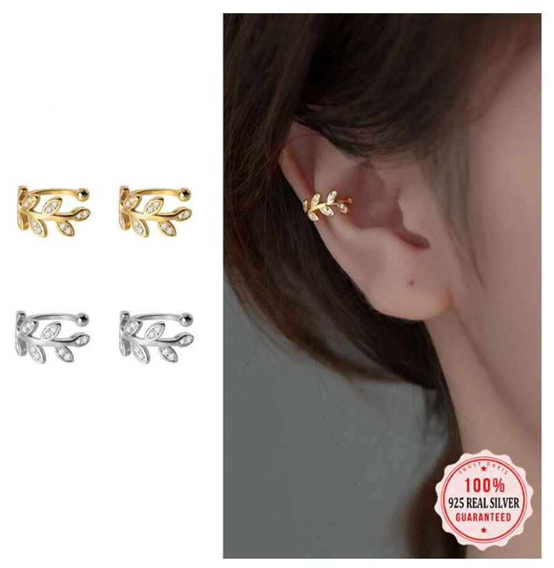925 Sterling Silver Ear Cuff F - Ear Cuff No Piercing บทวิจารณ์และราคา