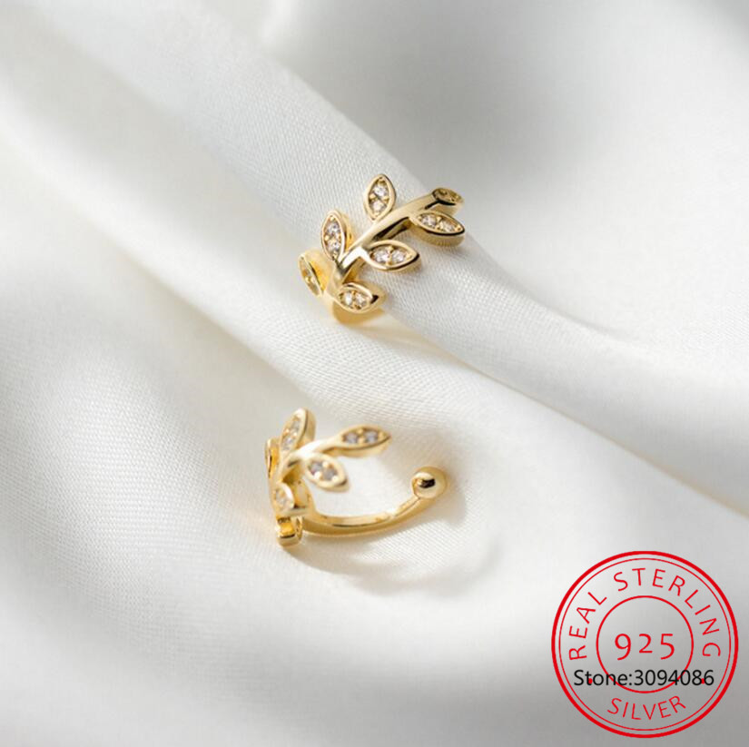 925 Sterling Silver Ear Cuff F - Ear Cuff No Piercing บทวิจารณ์และราคา