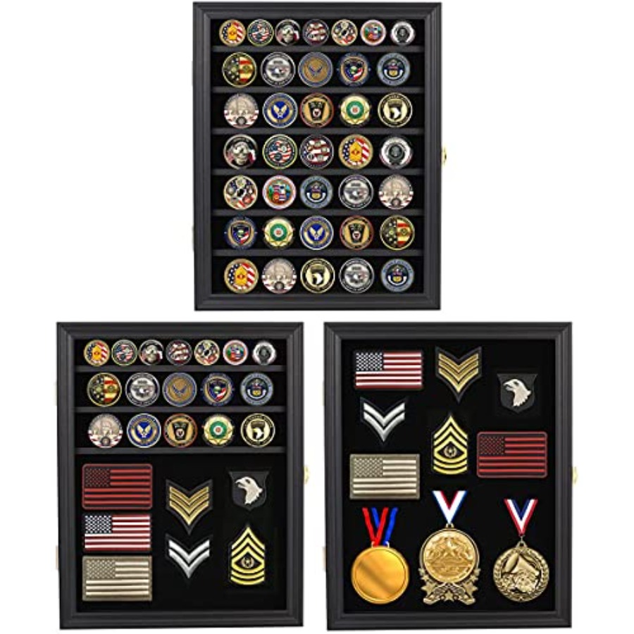 Medals Display Case Wall Frame - Collectors Coins Jewelry & Watches Of Smithtown Photos บทวิจารณ์และราคา