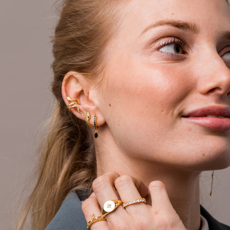 F.I.N.S Stack Creative Snake 9 - Ear Cuff No Piercing บทวิจารณ์และราคา