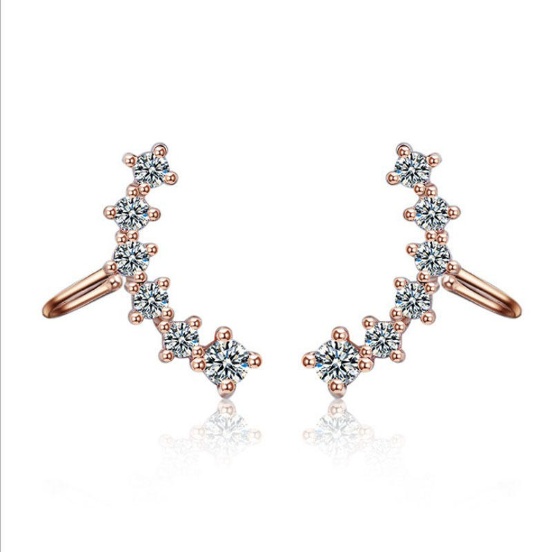 KOFSAC New Luxury Crystal CZ S - Ear Cuff No Piercing บทวิจารณ์และราคา