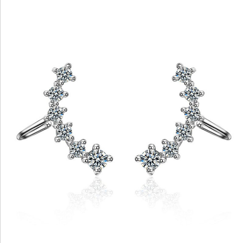 KOFSAC New Luxury Crystal CZ S - Ear Cuff No Piercing บทวิจารณ์และราคา