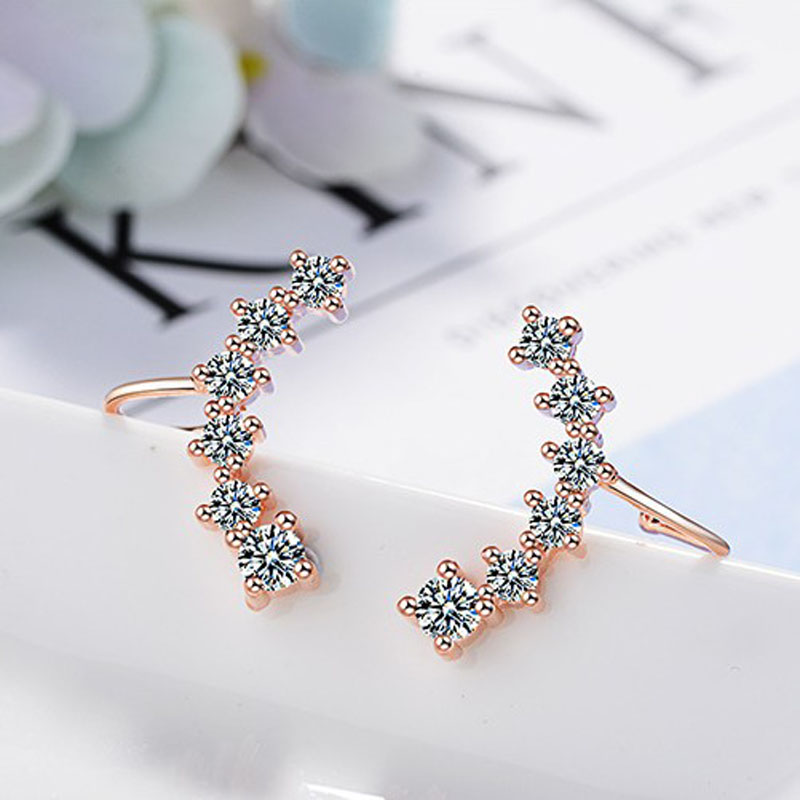 KOFSAC New Luxury Crystal CZ S - Ear Cuff No Piercing บทวิจารณ์และราคา