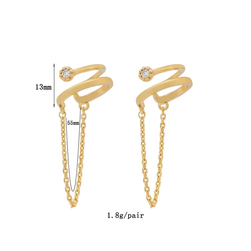 KEYOUNUO Gold Filled Silver Co - Ear Cuff No Piercing บทวิจารณ์และราคา