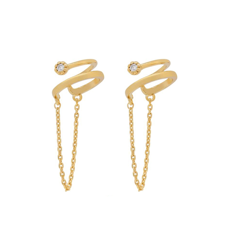 KEYOUNUO Gold Filled Silver Co - Ear Cuff No Piercing บทวิจารณ์และราคา