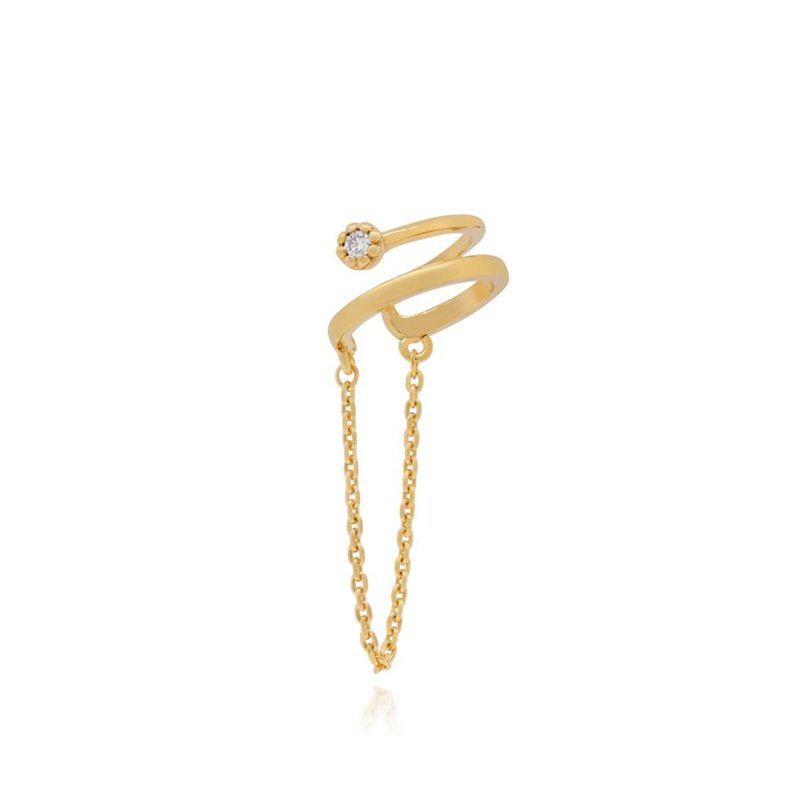 KEYOUNUO Gold Filled Silver Co - Ear Cuff No Piercing บทวิจารณ์และราคา
