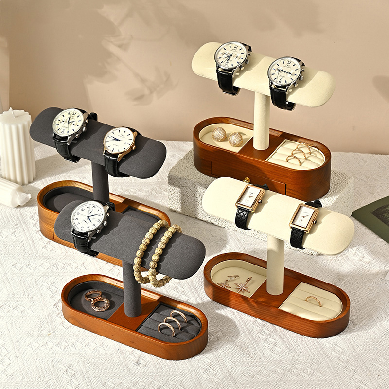 Oirlv Solid Wood Watch Organiz - Jewelry Watches Box บทวิจารณ์และราคา