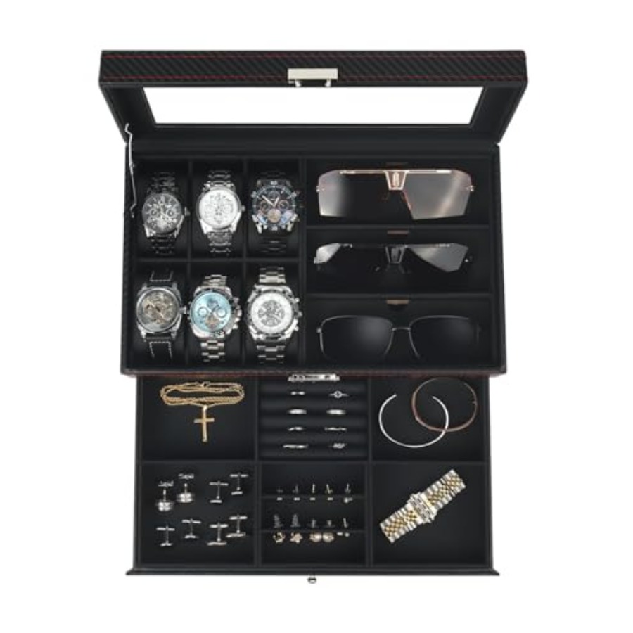 Watch Jewelry Box Organizer, 2 - Jewelry Watches Box บทวิจารณ์และราคา