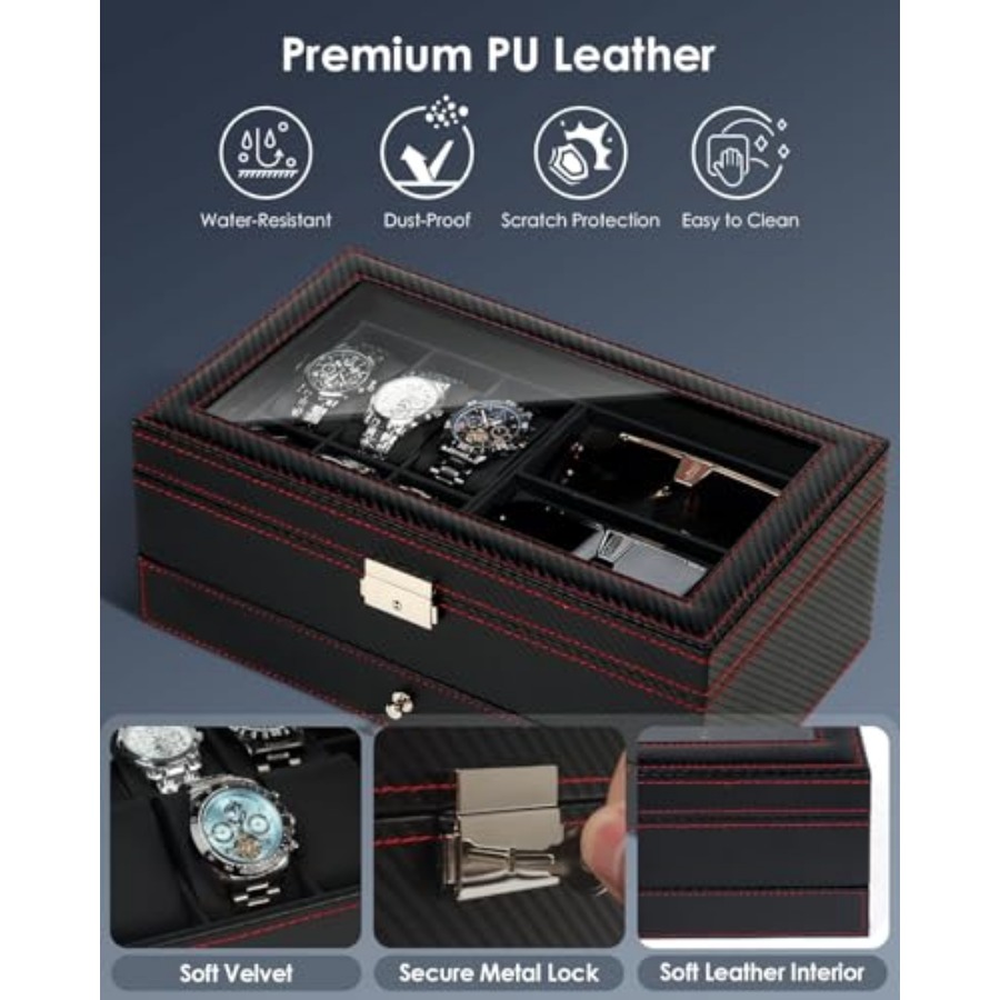 Watch Jewelry Box Organizer, 2 - Jewelry Watches Box บทวิจารณ์และราคา