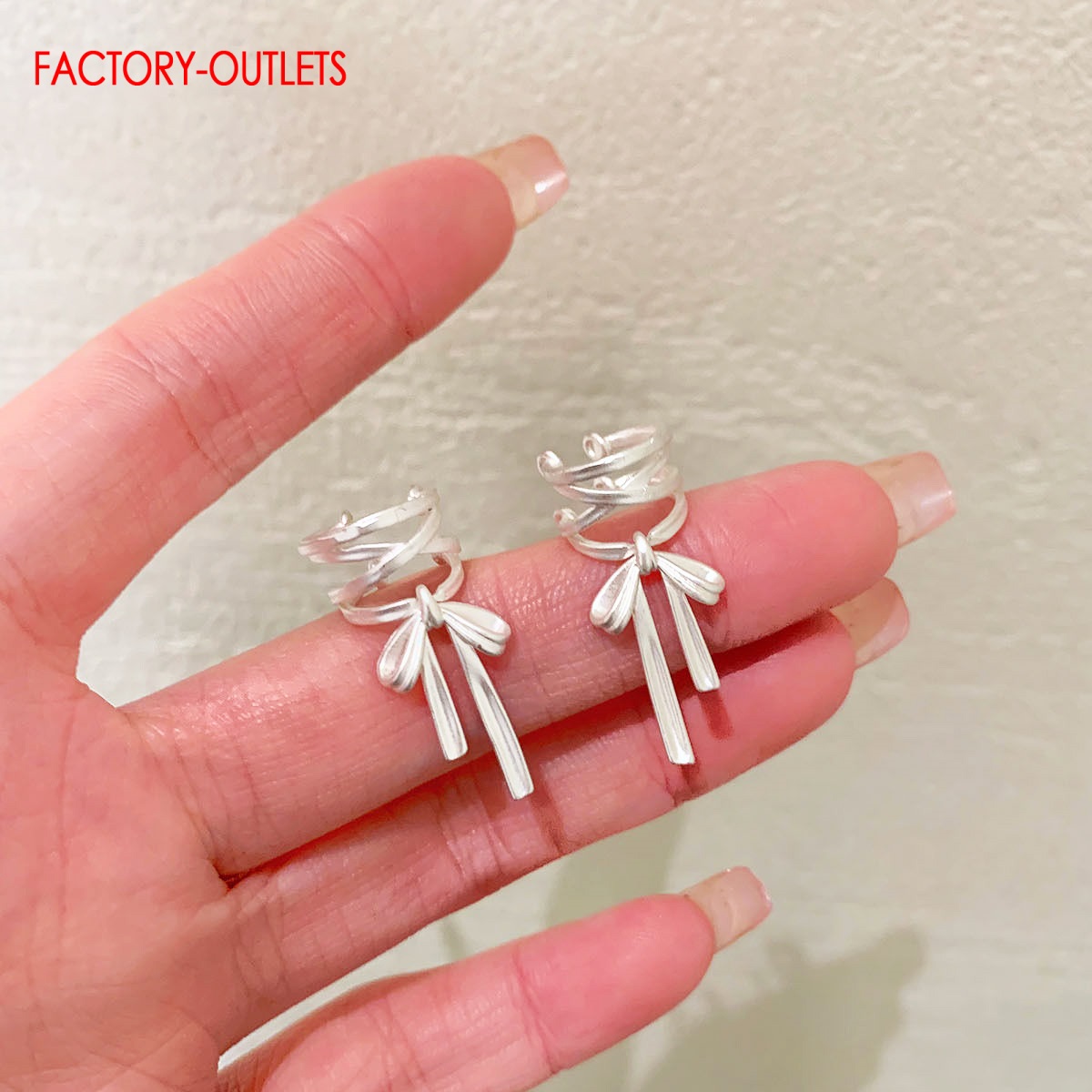 Genuine 925 Sterling Silver Ea - Ear Cuff No Piercing บทวิจารณ์และราคา