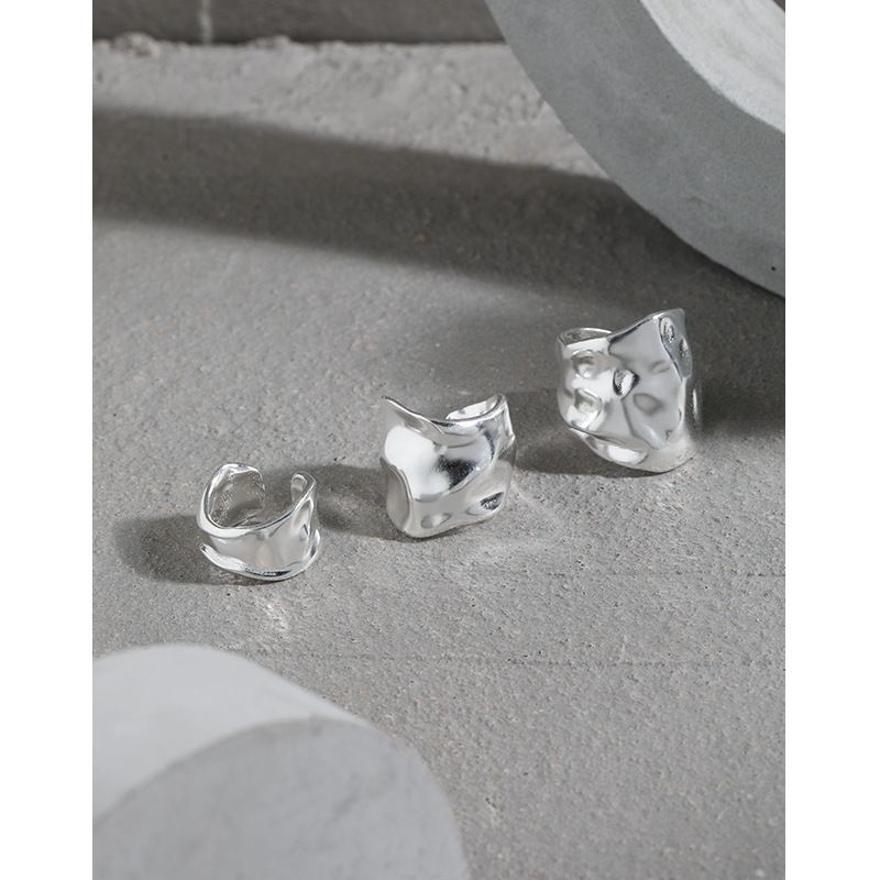 F.I.N.S 1PC Minimalist Irregul - Ear Cuff No Piercing บทวิจารณ์และราคา