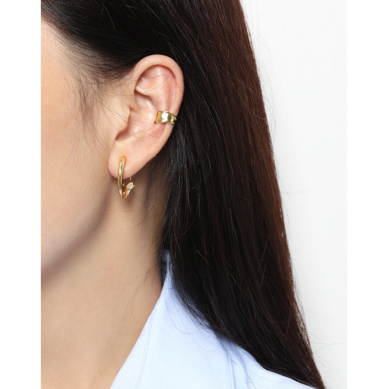 F.I.N.S 1PC Minimalist Irregul - Ear Cuff No Piercing บทวิจารณ์และราคา