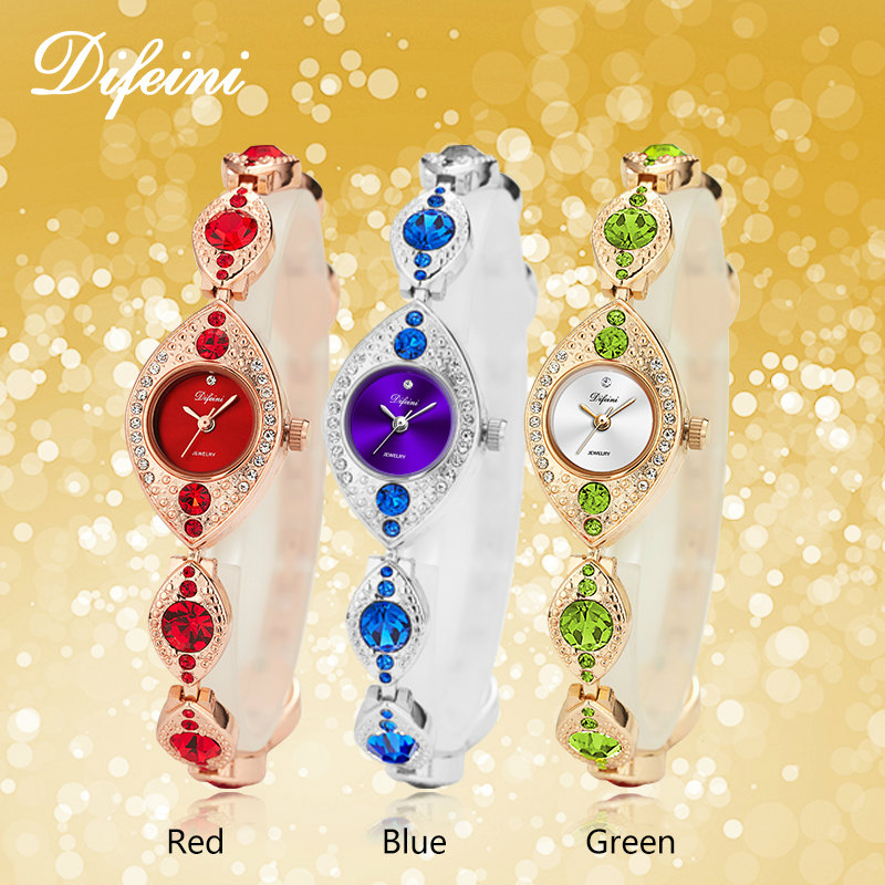 Luxury Women Bracelet Watches  - Jewelry Clasp Watches บทวิจารณ์และราคา